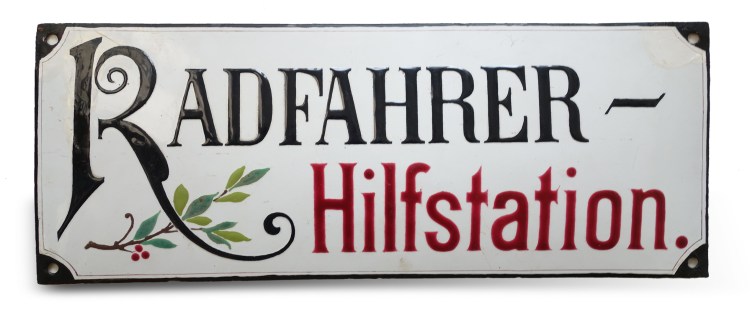 Radfahrer Hilfstation