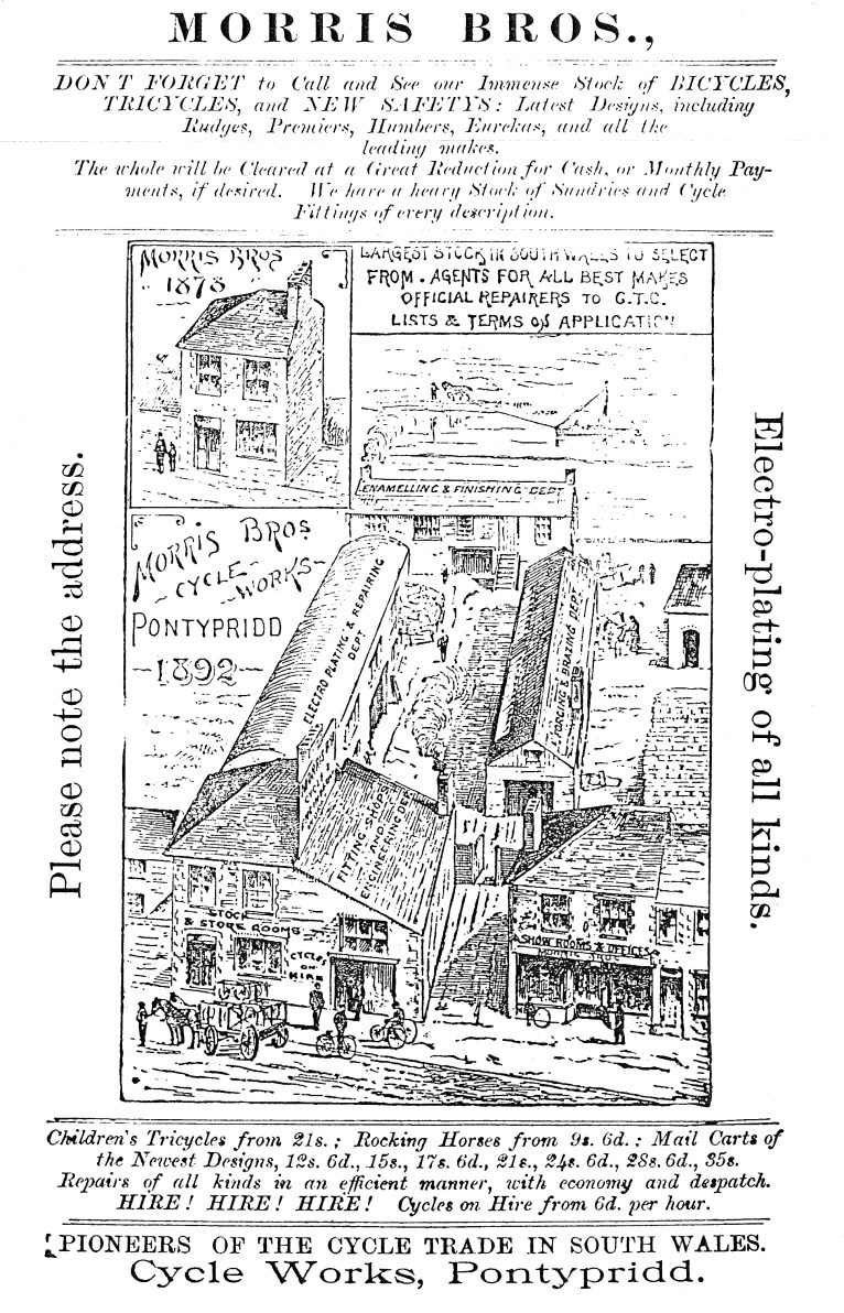 Morris Bros, Advert, 1893