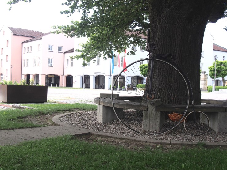 Die Eiche war, als Thomas Stevens hier vorbeikam, gerade einmal 5 Jahre alt. 